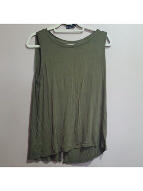 Old Navy Olive Green Sleeveless Women's Top Size Large